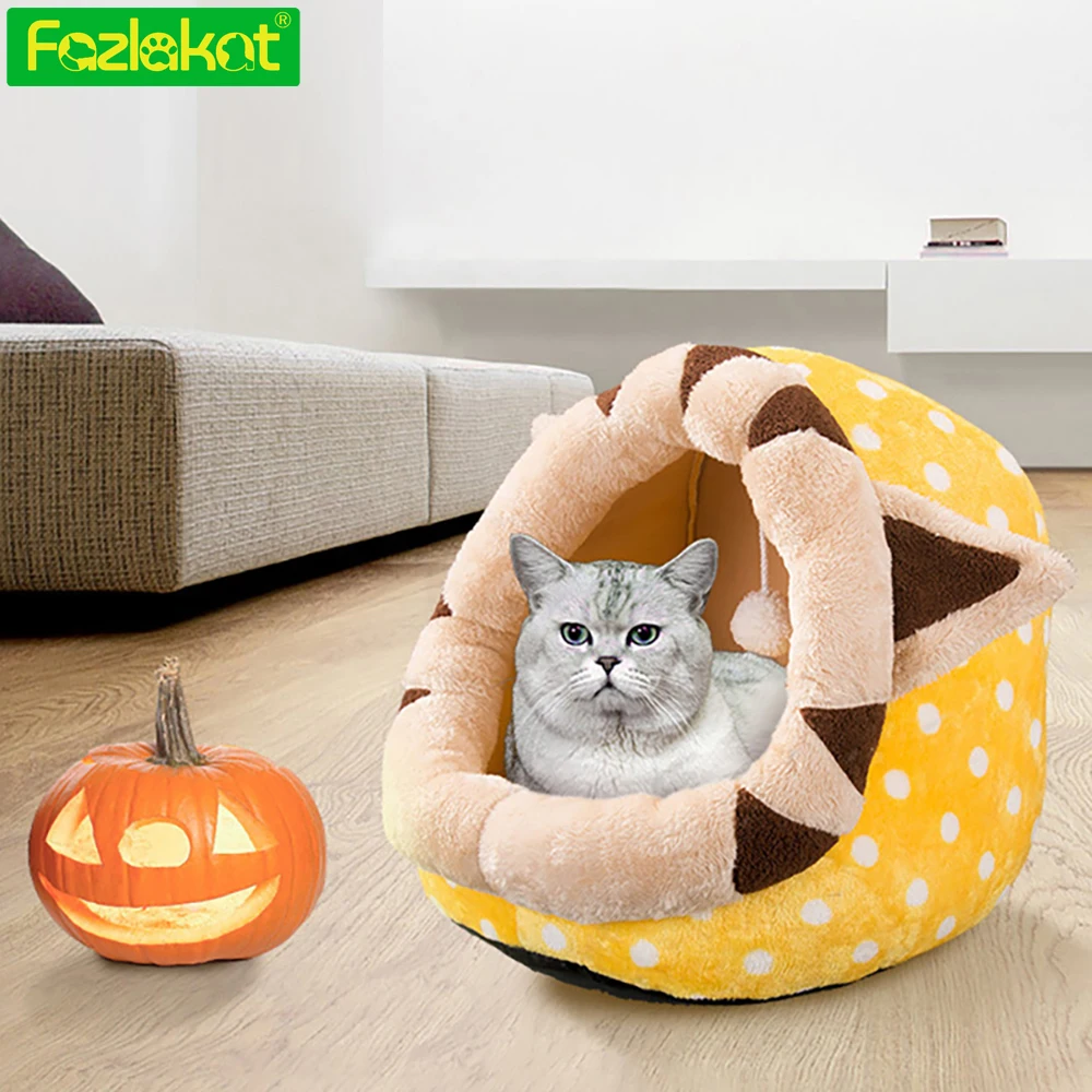 

Dog Kennel Semi Enclosed Dog House Cat Removable Washable Beds for Dogs/mats Bed Cats Sleeping the Floor Animal Free Shipping