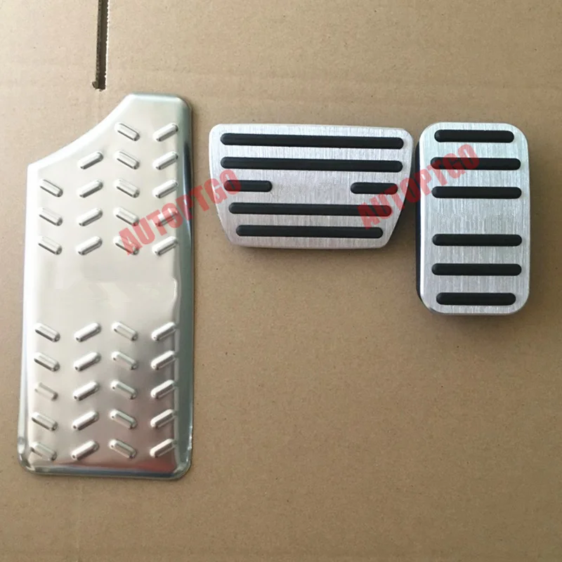 

AT Car Rest/Accelerator/Brake Foot Pedal Pad Cover Replacement Kit For Honda Civic 2016-2019