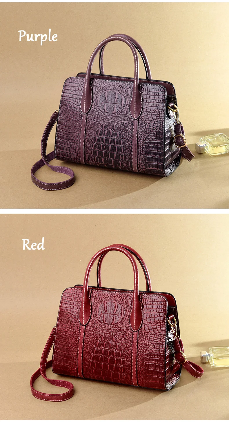 Brand luxury handbags women bags designer crocodile pattern lady handbag fashion shoulder crossbody bags for women tote bag
