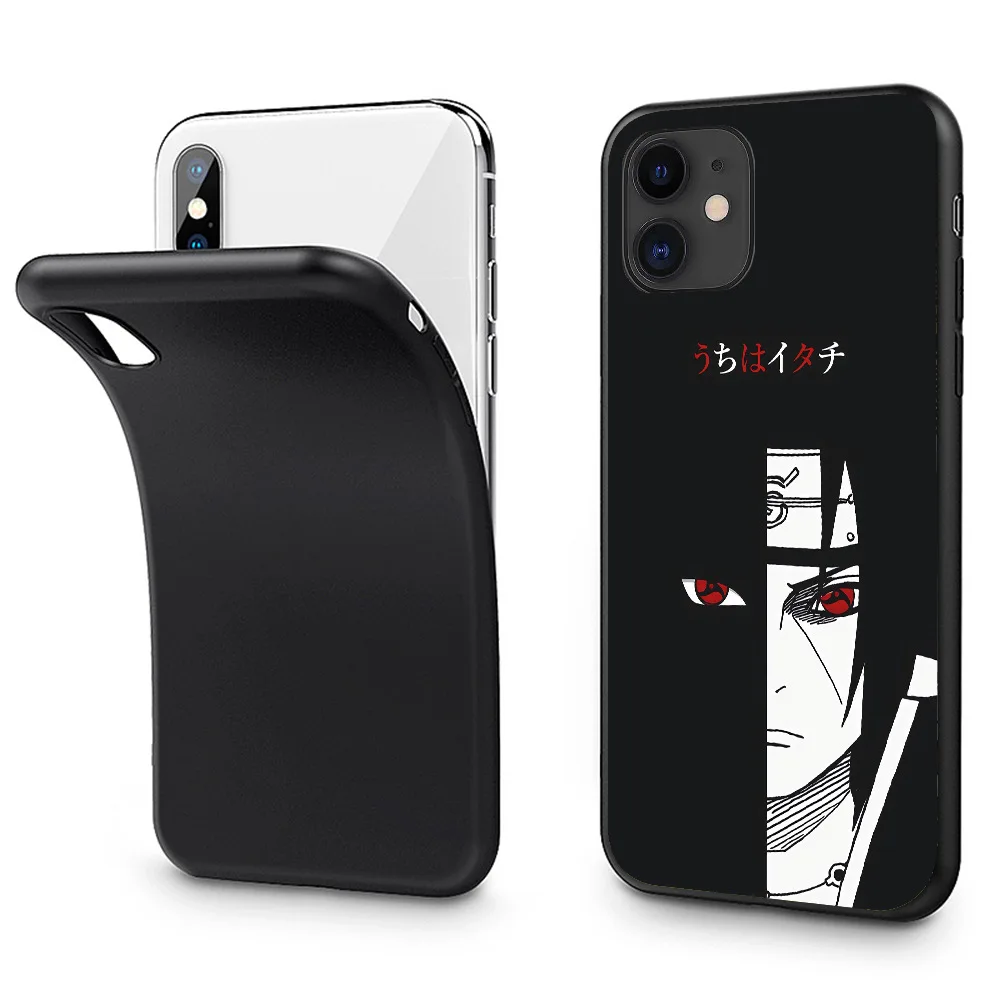 anime naruto itachi phone case for iphone 6 7 8 plus 11 12 13 pro max se2020 x xr xs phone cover back shell toys for kids gift free global shipping