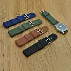 Ремешок для часов армейский нейлоновый водонепроницаемый ремешок для наручных часов 18 мм 20 мм 22 мм 24 мм сменный мужской Т-образный ремешок Новый рождественский подарок для женщин и мужчин