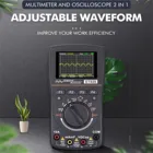 Et828 Oscillometer 1 МГц 2,5 Мбитс частота дискретизации все в одном 2,4 дюймов дисплей модуль LCM Цвет Дисплей двойной предохранитель Портативный осциллографы мультиметры