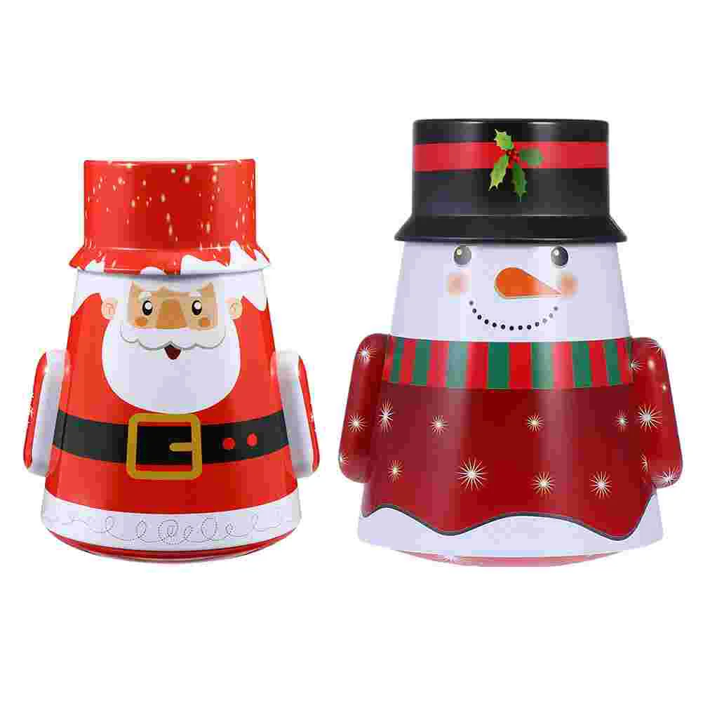 

2Pcs Candy Snack Favor Bag Xmas Packing Box Delicate Wrapping Containers