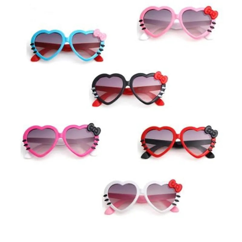 

2020 Новые солнцезащитные очки для детей, для девочек и мальчиков, в форме сердца, с бантом, анти-УФ, солнцезащитные очки, вечерние реквизит для...