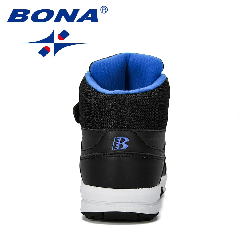 Детские Ботинки BONA из искусственной кожи классические кроссовки на плоской