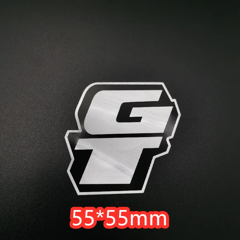 2x GT в винтажном стиле Классические фонарик для велосипеда алюминиевый значок