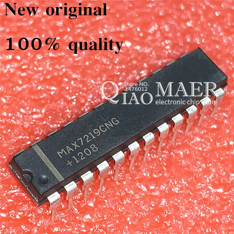 10 шт./лот MAX7219CNG MAX7219 DIP MAX7219ENG DIP24 качество