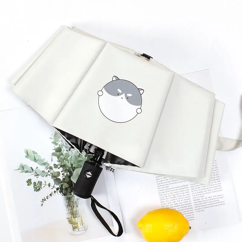 

Full automatic umbrella female sunny and rainy dual purpose lovely sun umbrella sunscreen anti ultraviolet girl heart student