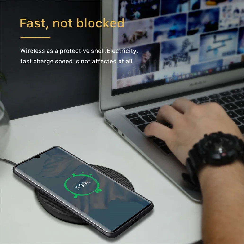 Чехол NILLKIN для Huawei P30 Pro тканый полиэстеровый сетчатый светоотражающий защитный