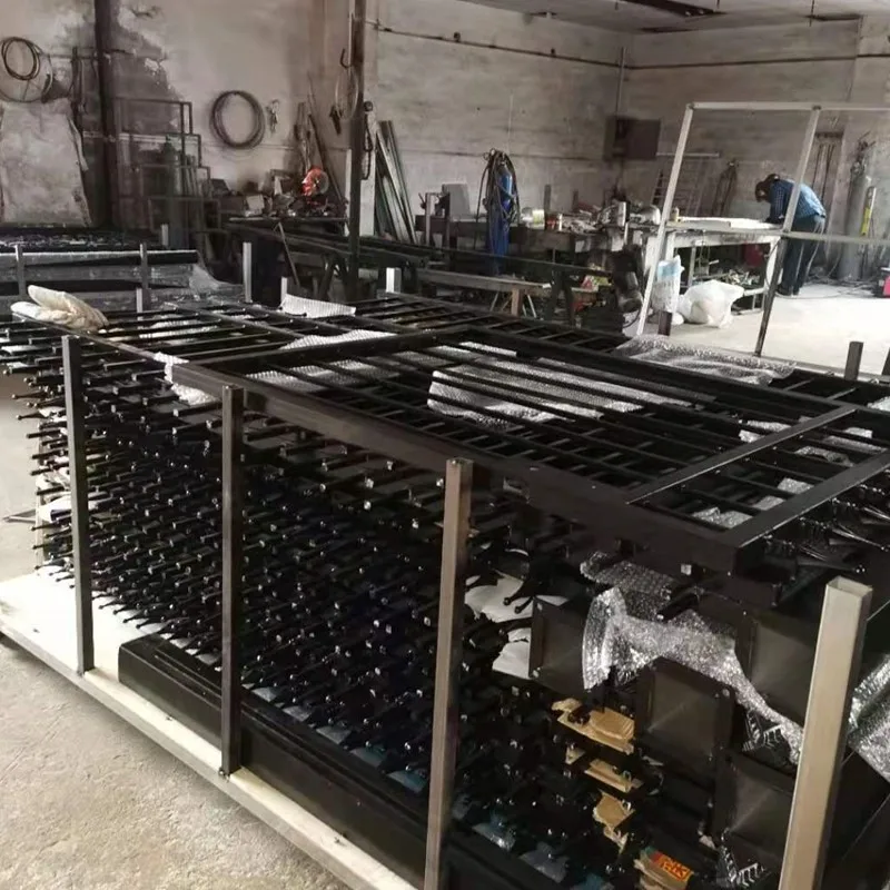 Hтаблице домашний сад оптовая продажа Черные Декоративные Кованые Железные