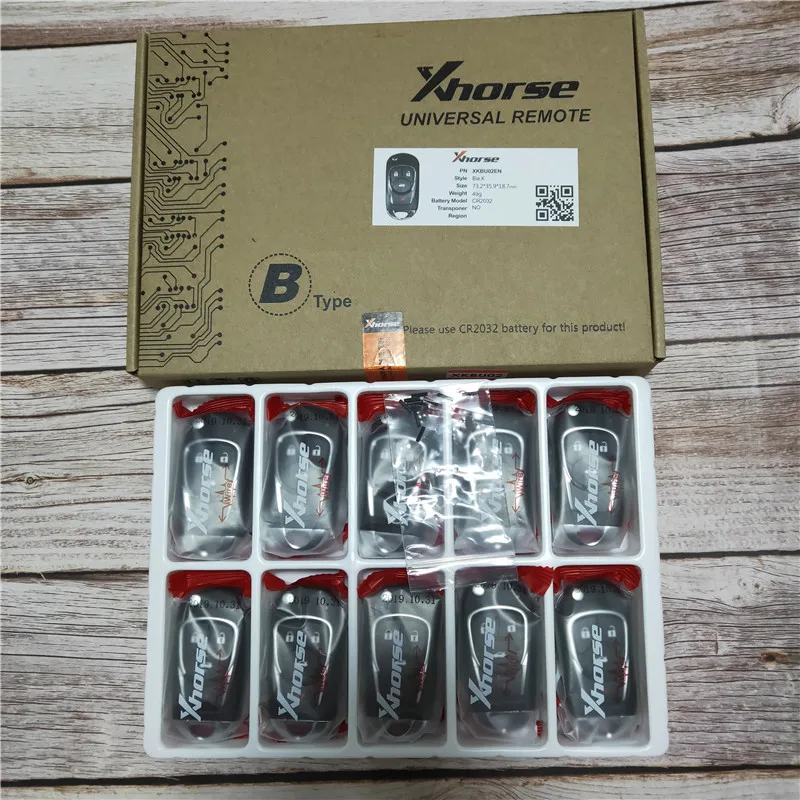 Универсальный дистанционный ключ Xhorse XKBU02EN проводной для Buick Style 4 кнопки VVDI2 VVDI Key