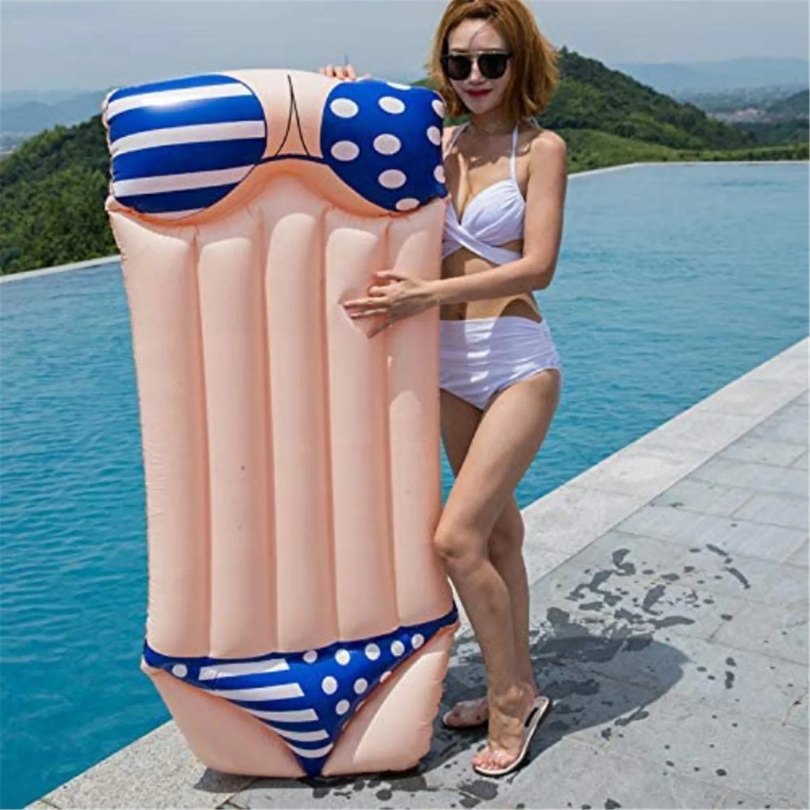 

Inflatable Floating Bed Heavy-duty Swimming Air Cushion
