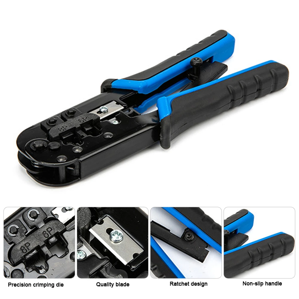Rj45 щипцы инструмент rj11 кабель сеть обжимных инструментов плоскогубцы 8 P/6 P мульти