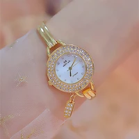full diamond womens watch crystal fritillaria bracelet wrist watches for women elegant gifts for wife ladies hand watch best