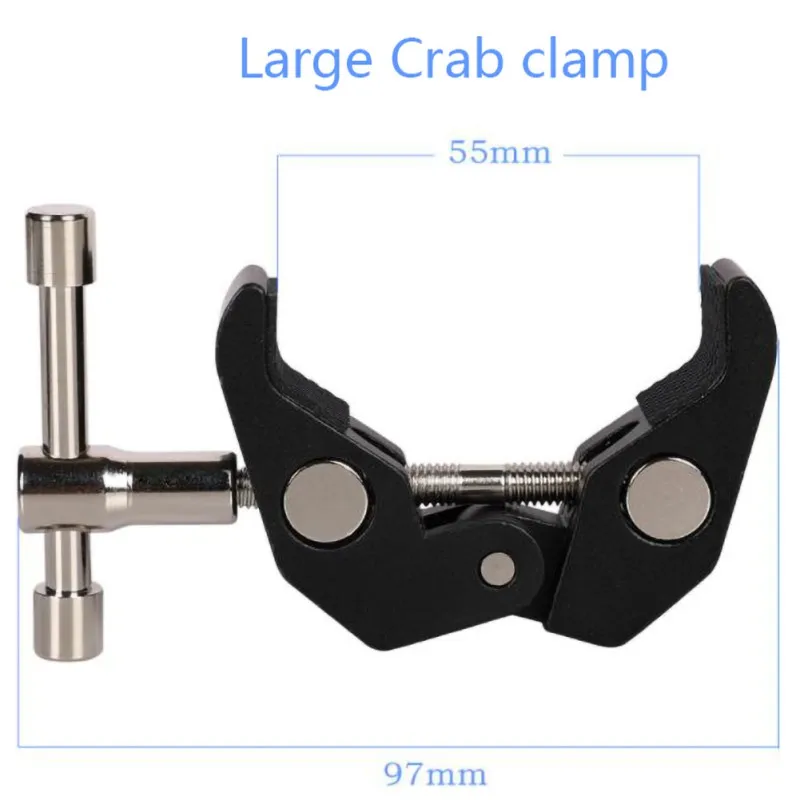 Супер зажим для камеры черного цвета быстросъемный трубы трубный музыкальных