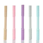 Детские Прорезыватели для зубов, игрушки для жевания с мотором для полости рта, силиконовая трубка для прорезывания зубов, подарок для младенцев, Жевательная палочка для зубов