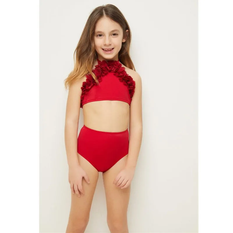 Купальные костюмы для мамы и дочки купальник с цветочным рисунком