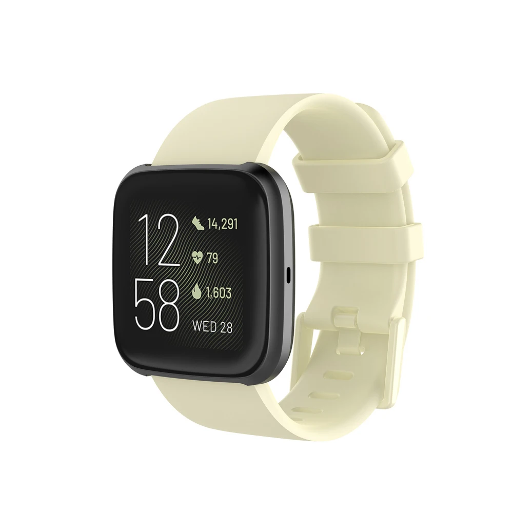 Силиконовый ремешок для Fitbit Versa 2 умных часов / Lite fit bit браслет на запястье |