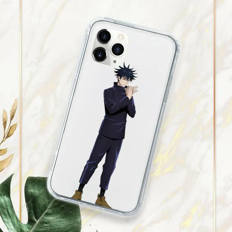 

Jujutsu Kaisen Anime high quality Phone Case Transparent Clear for iPhone 11 12 mini pro XS MAX 7 8 6 6S Plus X 5S SE 2020 XR