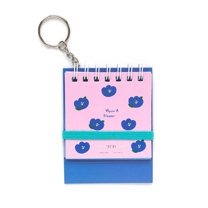 Настольный мини календарь 2020 креативный брелок ремешок для блокнота офисное