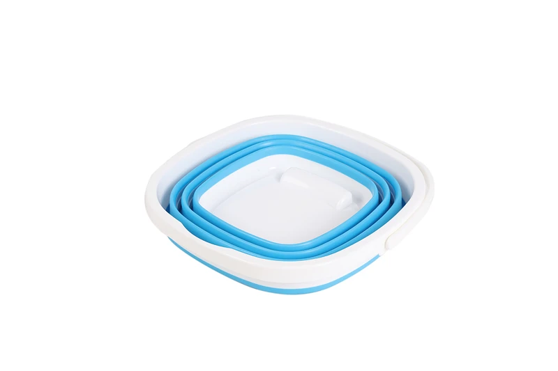 

Silicone Bucket for Fishing Promotion Folding Bucket Car Wash Outdoor Fishing Supplies Square 10L Bathroom Kitchen Camp Bucket