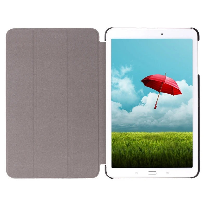 

Tablet PC Case Tablet Leather Case, Tri-Fold Anti-Fall Case Suitable for Samsung TAB E 9.6 Black