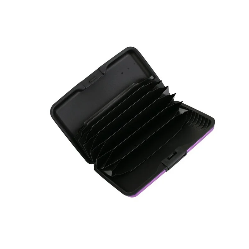 Personality Mini Luggage Card Case  Aluminum Alloy Credit Card Package Creative Credit Business Card Holder RFID Wallet