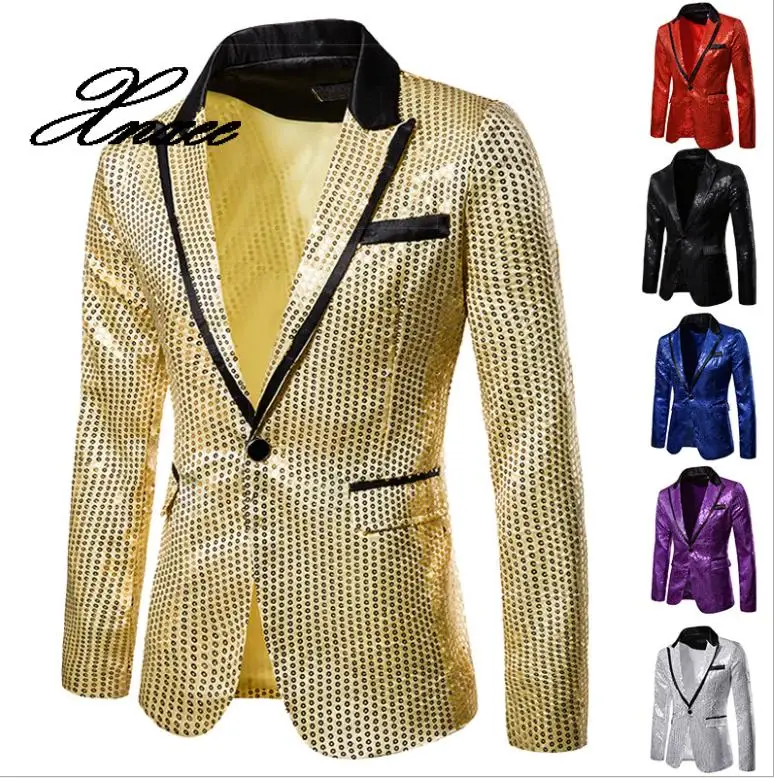 Блестящий пурпурный Блейзер мужская куртка блейзер для ночного клуба выпускного