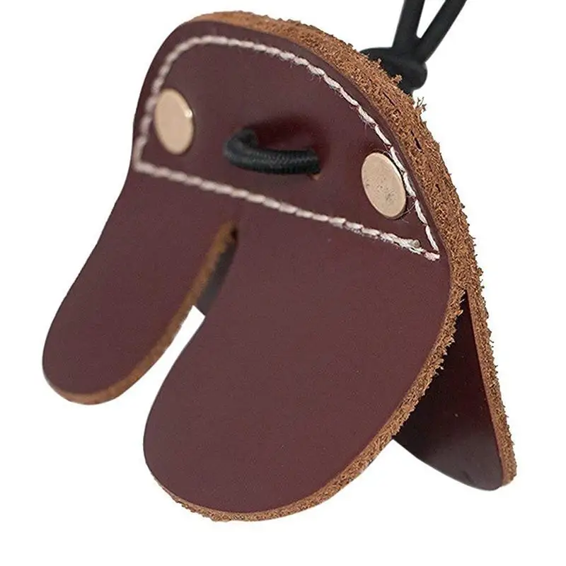 Накладка на палец из воловьей кожи для рекурсивного лука защита пальцев охоты