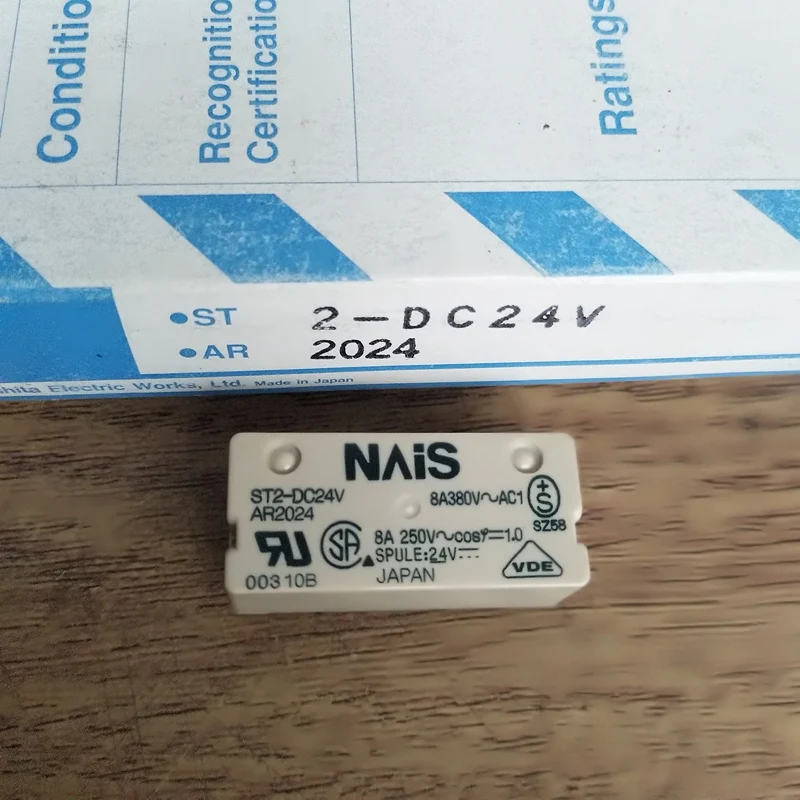 

10Pcs/lot New original relay ST2-DC24V 24V AR2024 ST2DC24V 24V 24VDC DIP6