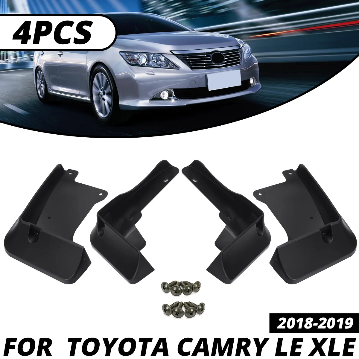 Брызговики для Toyota Camry 2018 2019 LE XLE Altis