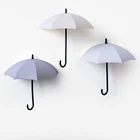Настенная вешалка для зонтиков, 3 шт.компл., в нордическом стиле, самоклеющиеся крючки, Настенный декор, кухонная стойка для хранения