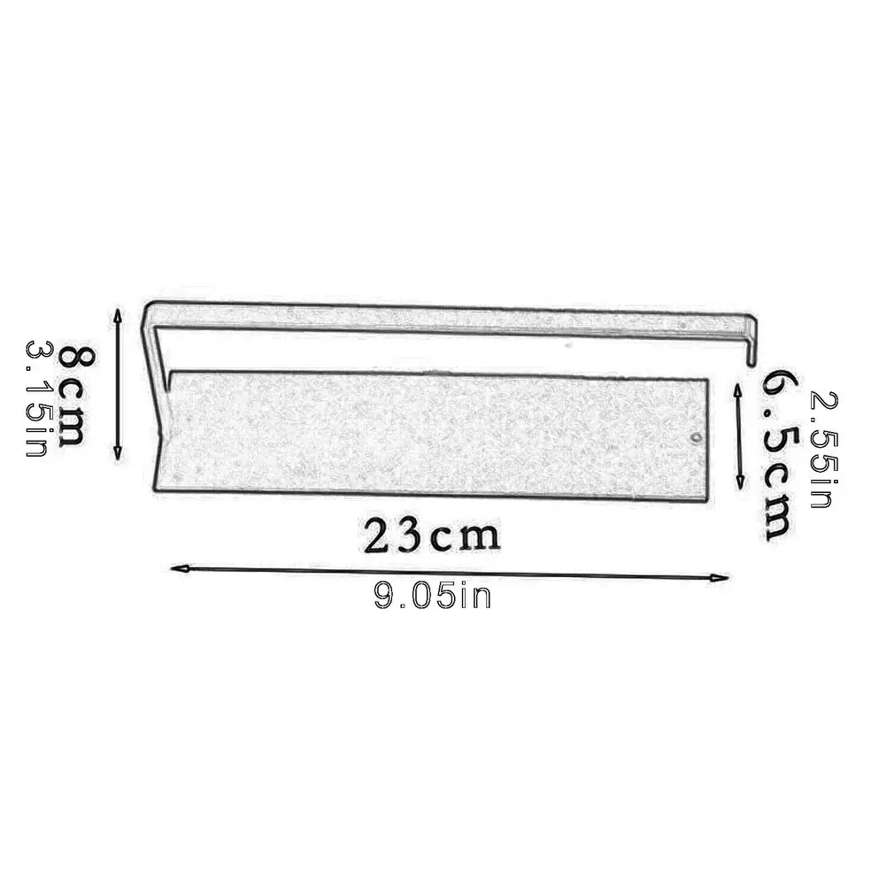 

Kitchen Free Punch Self Adhesive Roll Paper Toilet Towel Holder Rack Towel Holder Tissue Hanger Rack Nail-Free Cabinet Shelf