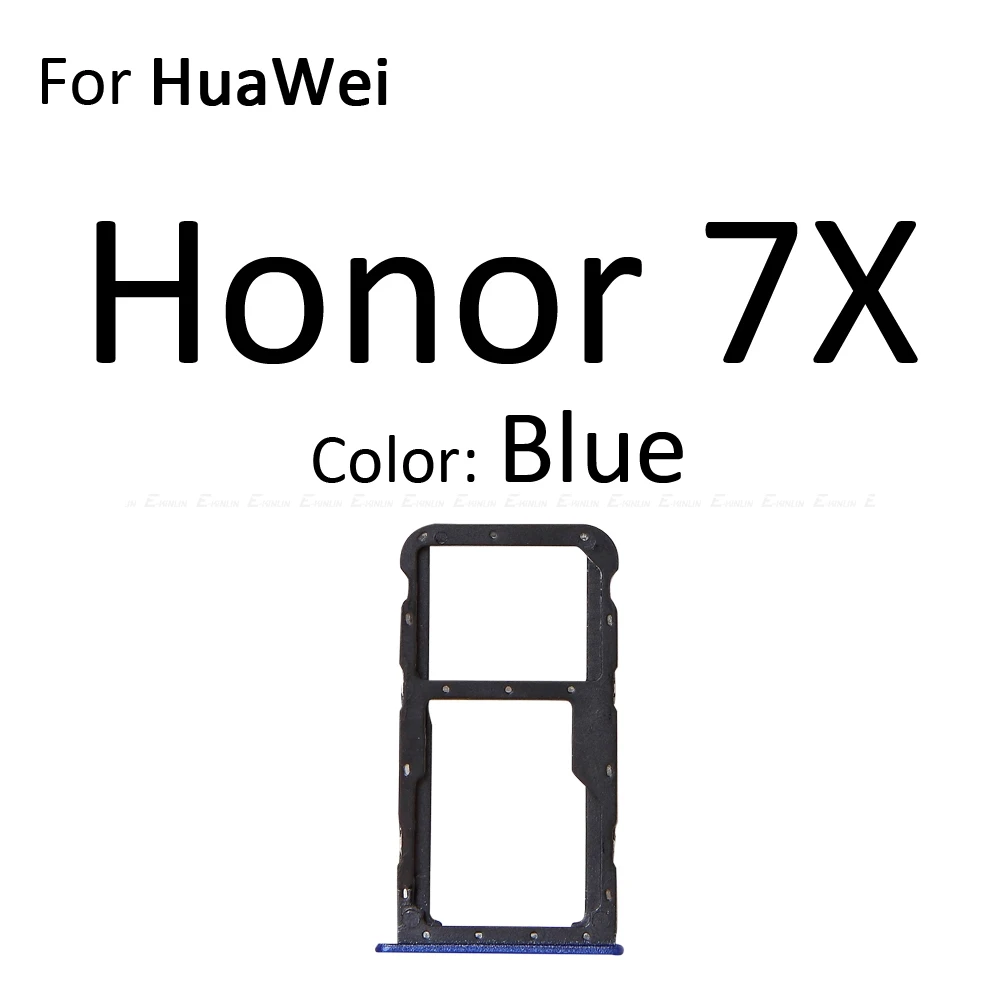 Sim Micro гнездо для sd-карты держатель Слот лоток ридер для Huawei Honor 7X7 S GR5 адаптер контейнер Сменные соединительные детали