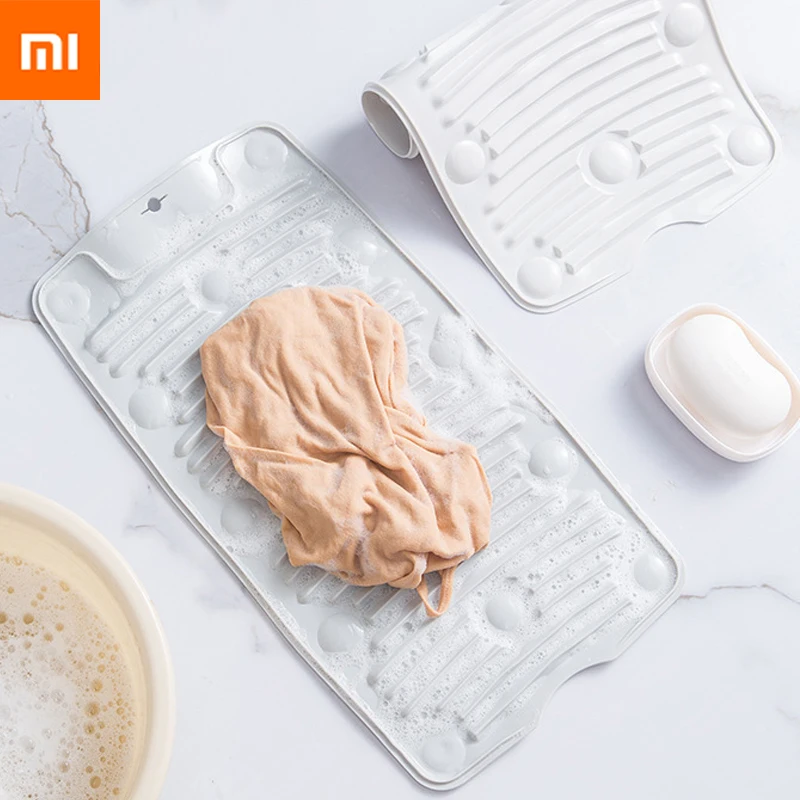 

Умная доска Xiaomi Home из силикагеля, складная Нескользящая моющаяся доска для стирки рук, чистка одежды, дорожный портативный инструмент
