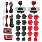 Копия Sanwa JLF-TP-8YT, набор кнопок USB для ПК, PS3, Raspberry Pi, кодировщик с нулевой задержкой для MAME DIY, управление аркадными играми