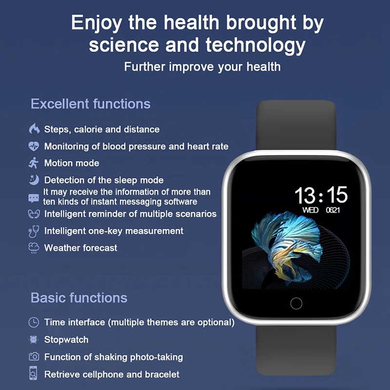 T80 Smart Watch Waterproof VS Q9 P68 P70 Bracelet Activity Fitness Tracker Heart Rate Monitor BRIM Men Women Smartwatch | Электроника