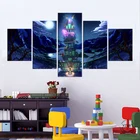 Картины на холсте Luigis, особняк 3, игровой постер, картины на стену для домашнего декора, без рамки, 5 шт.
