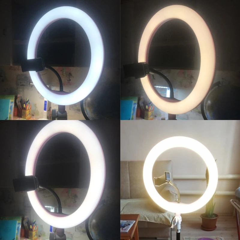 Осветительное кольцо для селфи светильник светодиодный 26 см/10 дюймов