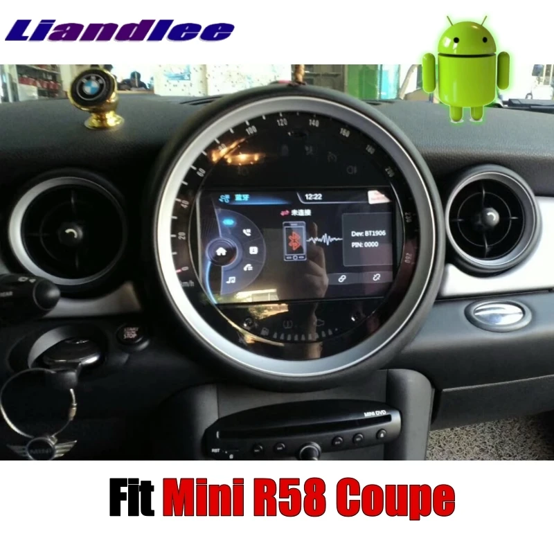 Для Mini Coupe R58 2012 ~ 2017 Liandlee Android без DVD плеера Автомобильный мультимедийный навигатор