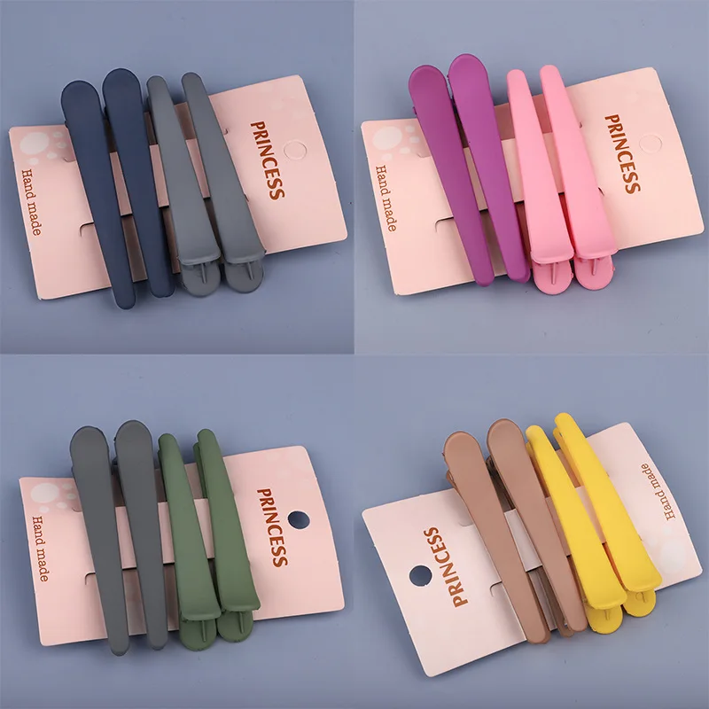 

4PC Fashion Women Girls Temperament Hair Clip Duckbill Hairpin DIY Hair Styling Tool Hair Accessories Hairdressing Tip Clip