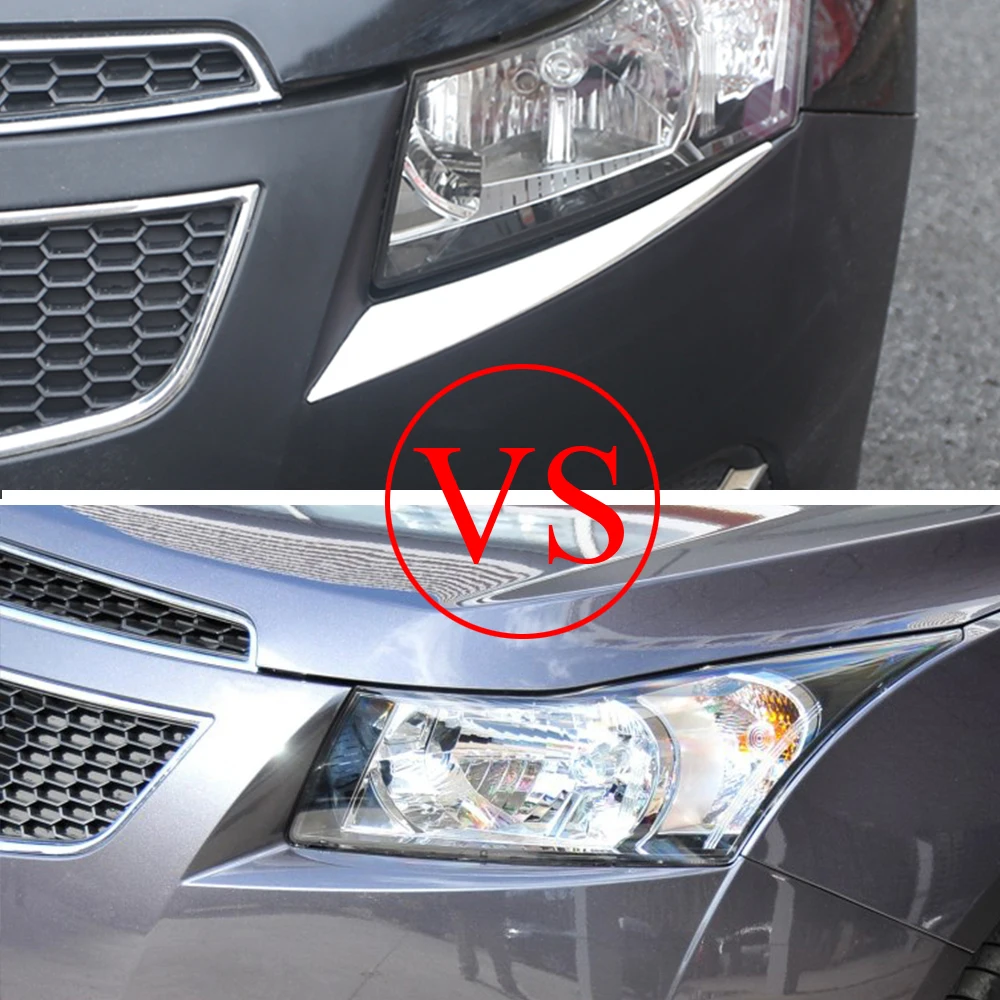 Carmilla автомобильные аксессуары наклейки для бровей Chevrolet Cruze Sedan Хэтчбек 2009 2015 ABS