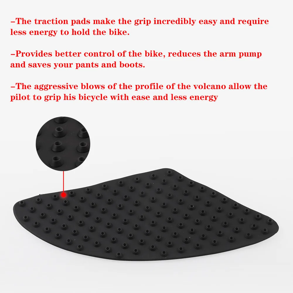 

Tank Traction Pad Anti Slip Sticker Motorcycle Side Decal Gas Knee Grip Protector For HONDA CB250 CB900F CB600F HORNET DN-01