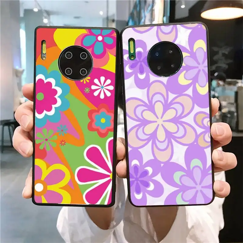 

YNDFCNB Flower Power Phone Case for Huawei Mate 10 20 lite pro Y 5 6 7 8 9 prime 2019