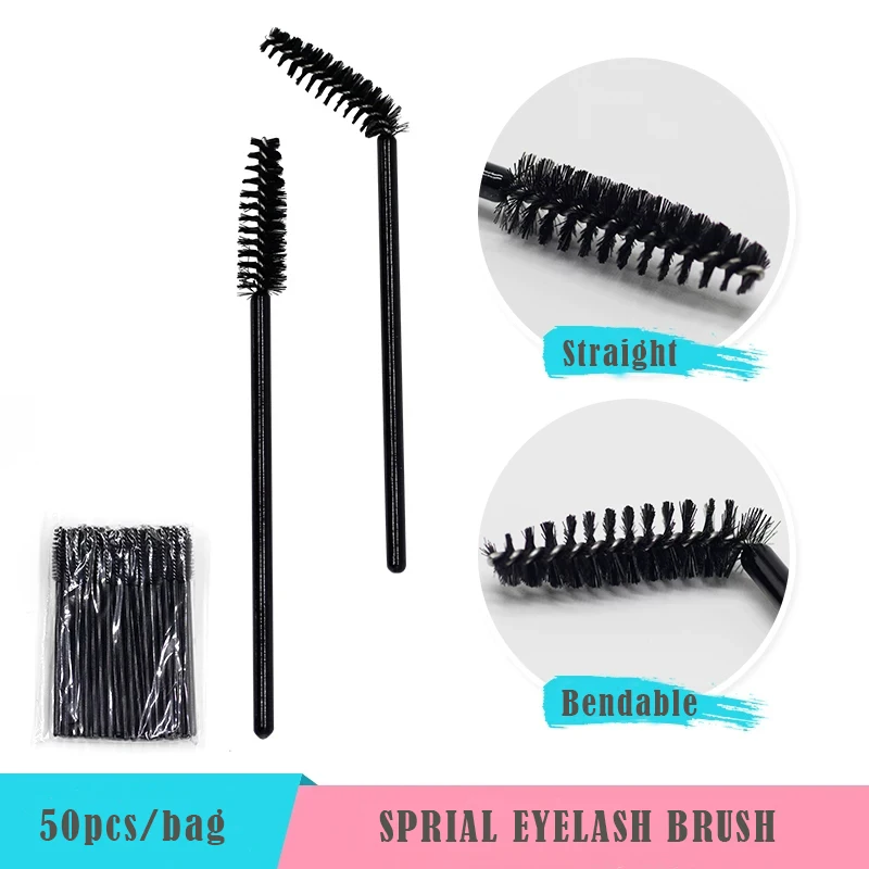 100 шт./лот мягкие одноразовые кисти для наращивания ресниц индивидуальные