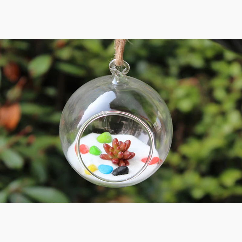 Прозрачная подставка для цветочных растений подвесная ваза контейнер