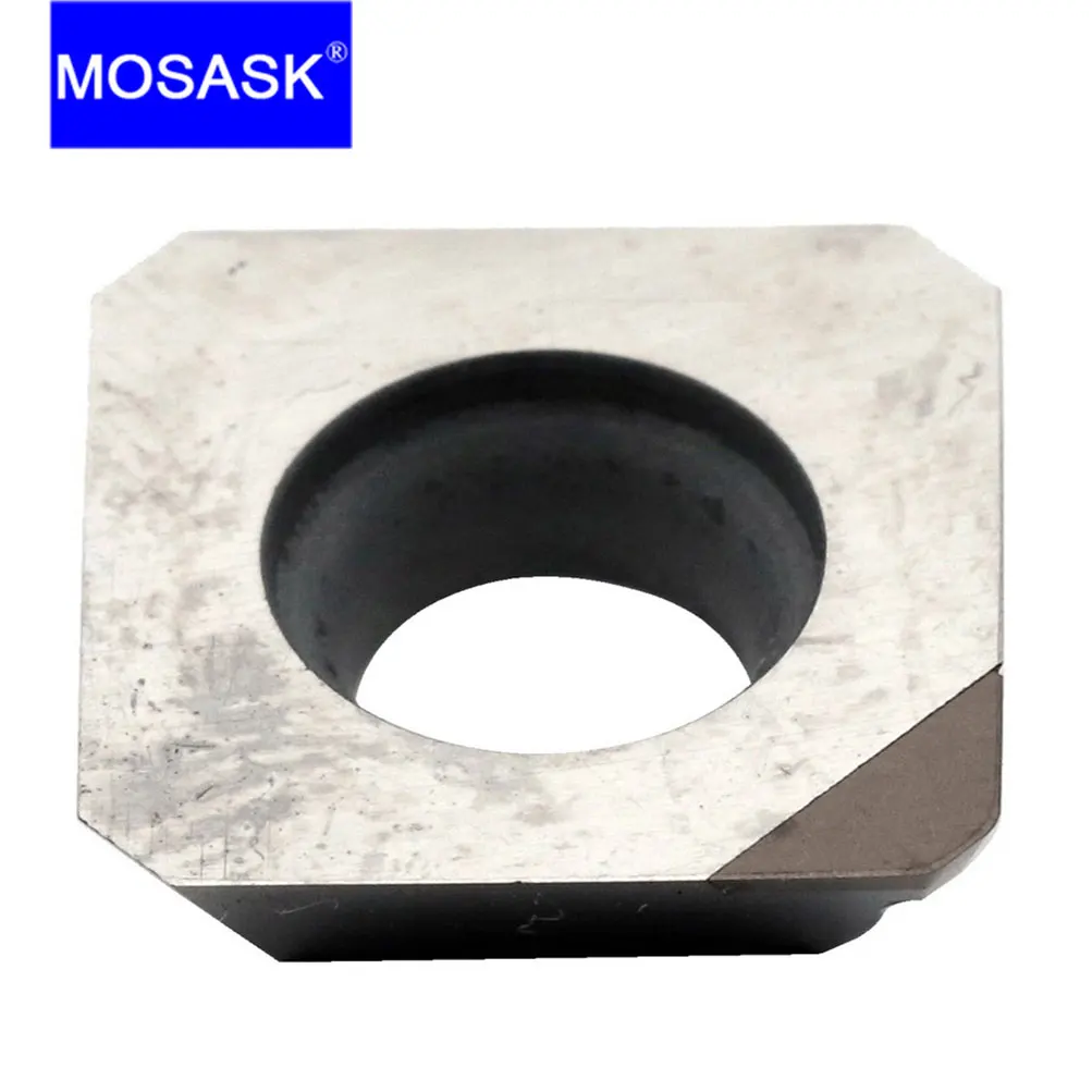 MOSASK 1pcs SEHT1204AFFN CBN1 Finishing of Cast Iron and Hardened Materials Processing Tungsten Carbide Inserts