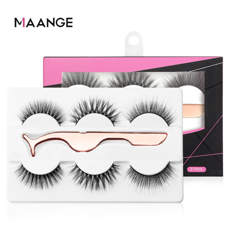 

Flase ресницы 3 пары норковые Накладные ресницы с пинцетом крест на крест натуральный/толстый длинный ресницы Wispy Макияж инструмент для наращивания красоты