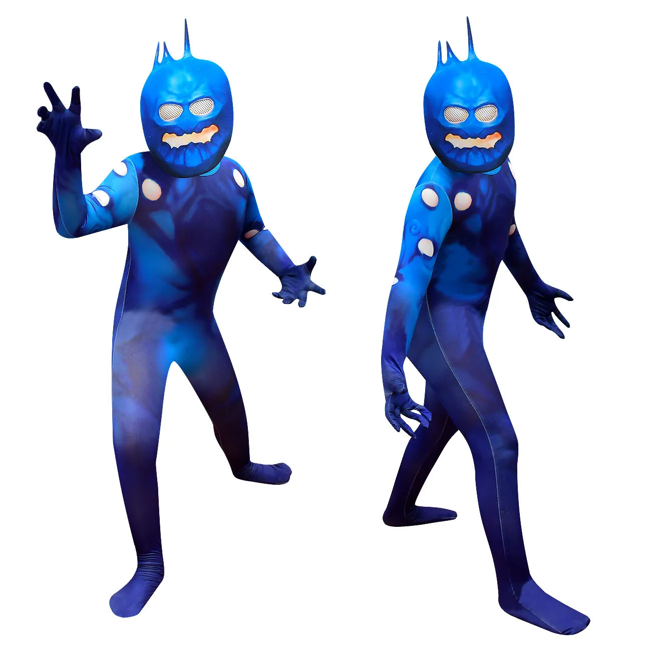 Детские костюмы на Хэллоуин аниме косплей боди игры забавная одежда с маской для