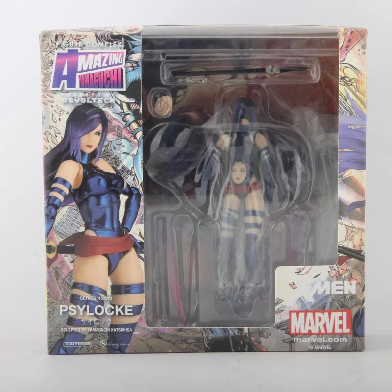 Экшн-фигурки Marve Psylocke Kaiyodo Потрясающие куклы X-Men BJD Коллекционная модель Кукла